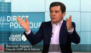 Benoist Apparu député UMP de la Marne répond à vos questions dans #DirectPolitique