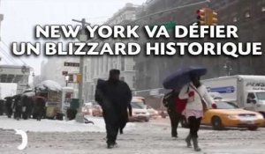 New York va défier un blizzard historique