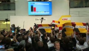Elections allemandes: satisfaction à la CDU
