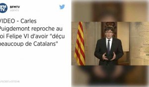 Le président catalan défie le roi Felipe VI