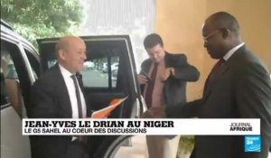 Jean-Yves Le Drian au Niger : le G5 Sahel au coeur des discussions