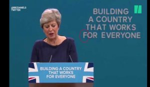 Theresa May a vécu un véritable calvaire lors de son discours