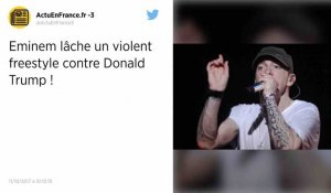 Eminem s'en prend à Donald Trump dans un freestyle