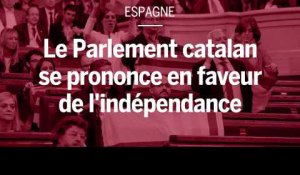 Le Parlement catalan se prononce en faveur de l'indépendance 