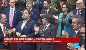 Le Parlement de Barcelone proclame l''indépendance de la Catalogne