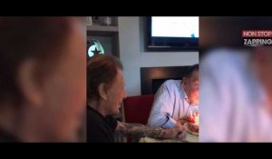 Johnny Hallyday atteint d'un cancer, sa femme Laeticia publie une vidéo du chanteur sur Twitter (Vidéo)