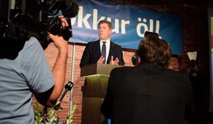 Islande: le Premier ministre limite la casse aux législatives
