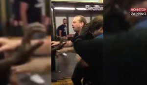 Ivre, un homme raciste se fait expulser du métro (Vidéo)