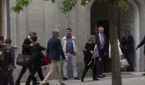 Des membres du Parlement catalan devant les juges à Madrid