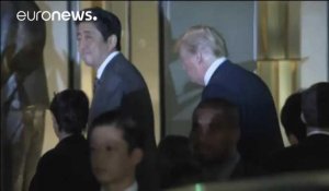 Au Japon, Trump assure du soutien des Etats-Unis
