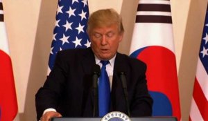 Trump qualifie la Corée du Nord de "menace mondiale"