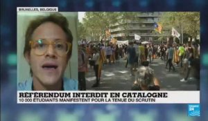 Catalogne: Notre culture en Espagne n''aide pas l''implémentation d''une référendum