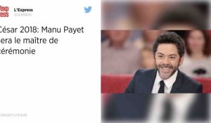 Manu Payet élu maître de cérémonie des Césars 2018