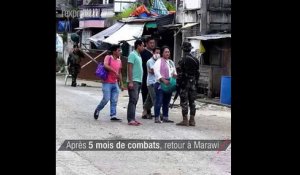 Philippines: Après 5 mois de combats, les habitants retournent à Marawi