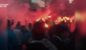 Avant la rencontre OM PSG, la  chaleur monte dans les rues de Marseille