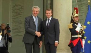 Macron reçoit Filippo Grandi, Haut-Commissaire pour les Réfugiés