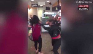 Une cliente du McDonald's frappe une mère avec son enfant dans les bras (Vidéo)