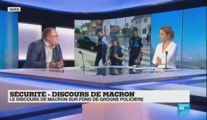 Discours de Macron : les syndicats de police dénoncent un manque d''effectifs