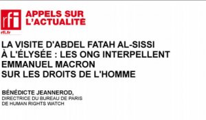 La visite d'Al-Sissi à l'Elysée : les ONG interpellent Emmanuel Macron sur les droits de l'homme