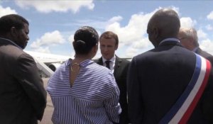 Macron en Guyane pour une première visite outre-mer