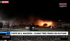Emmanuel Macron en Guyane : Violents affrontements entre manifestants et gendarmes (Vidéo)