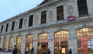 Marseille: la vie reprend à la gare Saint-Charles