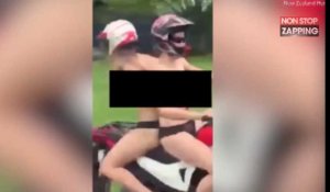 Des filles sexy font du scooter topless, puis c'est le drame (vidéo)