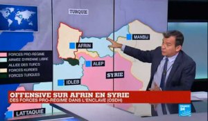 Décryptage : combats autour de l''enclave d''Afrin