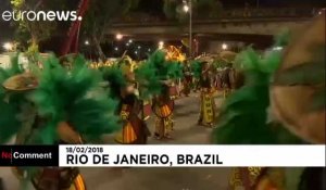 Défilé des champions au carnaval de Rio