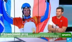 JO-2018 : médaillé d''or en snowboardcross, Vaultier "encore sur un nuage"