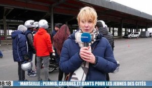 Marseille : permis, casque et gants pour 20 jeunes des cités de La Castellane et de Saint-Mauront