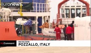 Le navire humanitaire affrété par SOS Méditerranée arrivé à bon port