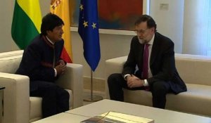 Diplomatie: Evo Morales rencontre Rajoy à Madrid