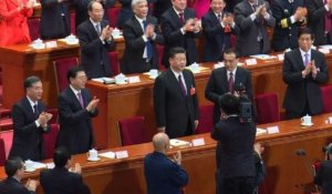 Xi Jinping réélu à l'unanimité pour un nouveau mandat de 5 ans