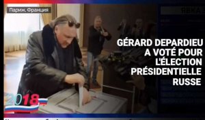 Election présidentielle en Russie: On se demande bien pour qui Gérard Depardieu a voté