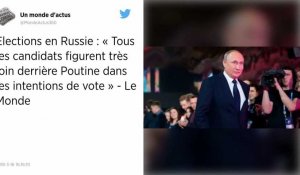 Vladimir Poutine. Une présidentielle pour la forme en Russie.