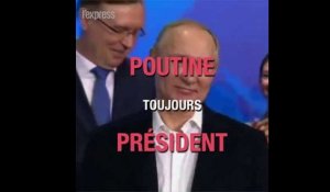 Poutine réélu Président dès le premier tour