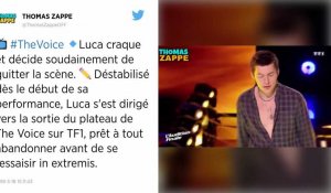 The Voice : Luca rate sa prestation face à Zazie ! 