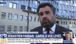 BFM TV : L'avocat de Sébastien Farran explique que le manager est "laissé libre"