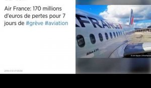 Air France. La grève continue et coûte 170 millions d'euros selon la compagnie.