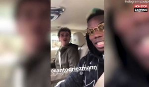 Antoine Griezmann et Paul Pogba s'ambiancent en voiture (Vidéo)