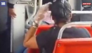 Etats-Unis : Une femme se teint les cheveux dans le bus, l'air de rien (Vidéo)