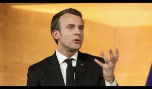 Macron aux Bernardins : "Le lien entre l'Eglise et l'Etat s'est abîmé"