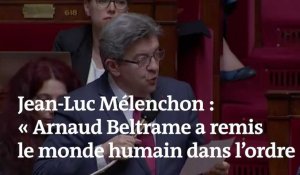 « Arnaud Beltrame est un héros de la condition humaine », salue Jean-Luc Mélenchon à l'Assemblée nationale