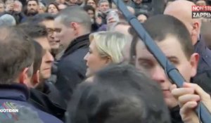 Marine Le Pen et Jean-Luc Mélenchon chahutés à la marche blanche (vidéo)