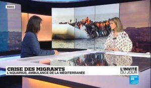 Migrants : "Beaucoup de femmes à bord de l''Aquarius racontent leurs violences sexuelles en Libye"
