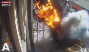Amsterdam : Impressionnante explosion souterraine (vidéo)