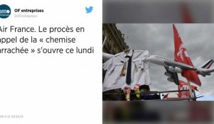 "Chemise arrachée": procès en appel, avant une grève à Air France.
