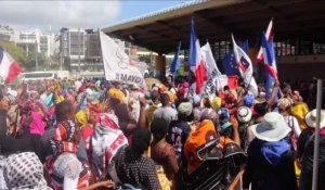 Mayotte: grande manifestation à Mamoudzou