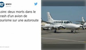 Loire. Deux morts dans le crash d'un avion de tourisme sur une autoroute.